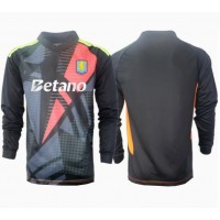 Camiseta Aston Villa Portero Segunda Equipación Replica 2024-25 mangas largas